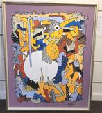 Pierre PISIVIN, abstracte compositie 3, Antiek en Kunst, Ophalen