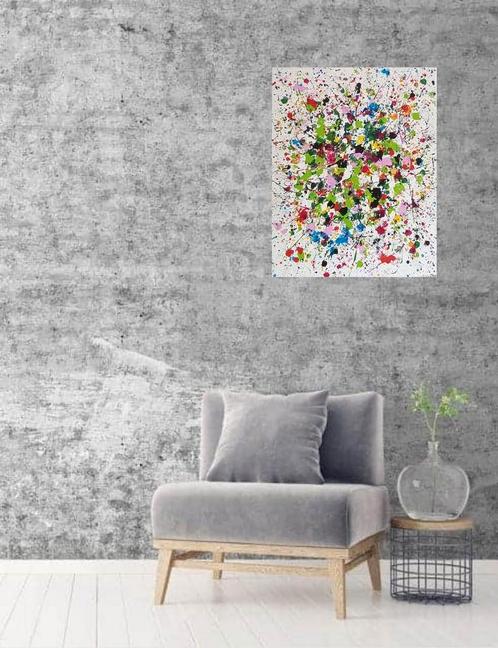 Bouquet  of  love, Antiek en Kunst, Kunst | Schilderijen | Abstract, Ophalen