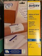 Avery etiketten, ongeopend, Ophalen of Verzenden, Zo goed als nieuw