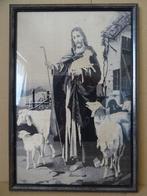Jezus de Goede Herder Chin Sheng silk weaving factory China, Overige typen, Gebruikt, Ophalen of Verzenden, Christendom | Katholiek