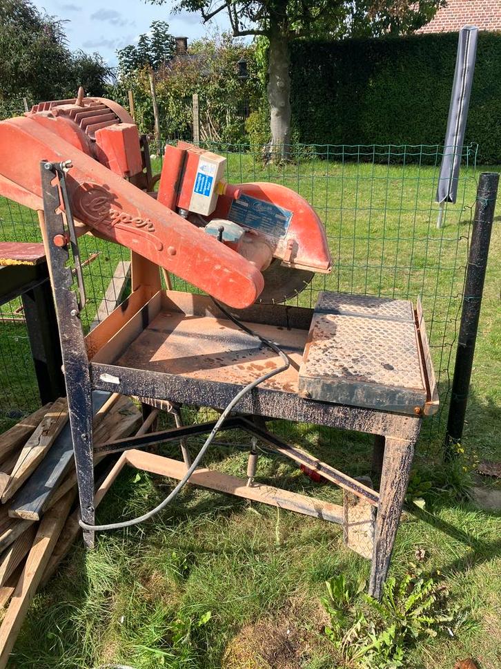 Zware professionele Clipper diamantzaag steenzaag, Doe-het-zelf en Bouw, Gereedschap | Zaagmachines, Gebruikt, Overige typen, 1200 watt of meer