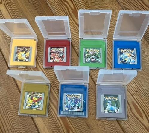 Pokémon Crystal Gold Silver Yellow Red Blue Green, Consoles de jeu & Jeux vidéo, Jeux | Nintendo Game Boy, Comme neuf, Aventure et Action
