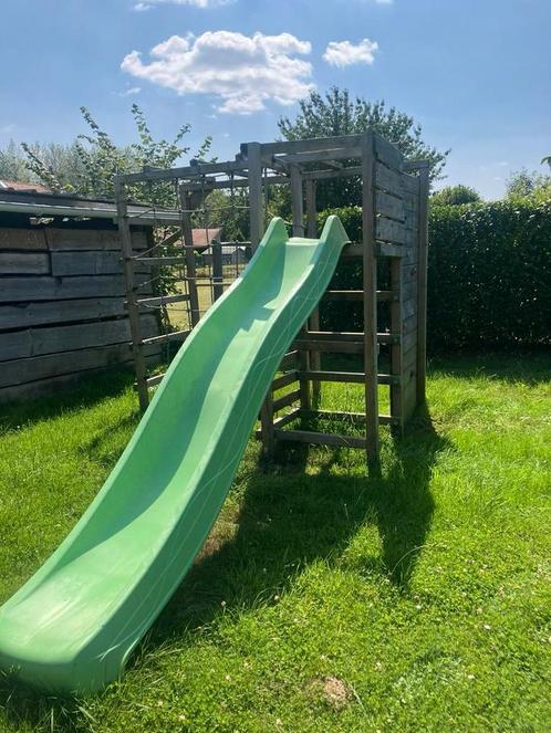 Wickey speeltoestel, Kinderen en Baby's, Speelgoed | Buiten | Speeltoestellen, Gebruikt, Glijbaan, Klimnet, Klimtouw, Klimwand