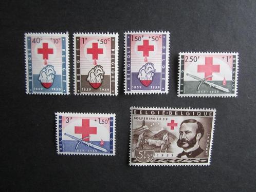 Timbres Belgique - N1096 à 1101 (xx) - 14,00Eur, Postzegels en Munten, Postzegels | Europa | België, Postfris, Frankeerzegel, Rode kruis