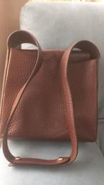 Magnifique sac "NATHAN" brun,  en cuir grainé., Enlèvement ou Envoi, Comme neuf, Brun