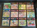 12 Puzzels (WasGij, Jan Van Haasteren, That's Life), Ophalen, 500 t/m 1500 stukjes, Zo goed als nieuw, Legpuzzel