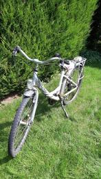 Kinderfiets meisje Wit 6 versnellingen - Minerva 24 inch, Ophalen, Minerva, Handrem, Gebruikt