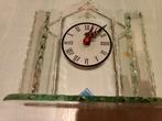 Horloge décorative en verre avec effets de couleurs  rebords, Ophalen