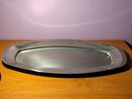 Plat de service inox 49cm x 22cm Fufal vintage année 50-60, Antiquités & Art, Enlèvement