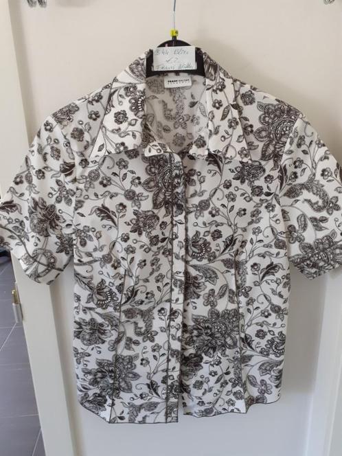 FRANK WALDER Katoenen bloes met print Mt: (B) 44 Prijs: € 2, Kleding | Dames, Blouses en Tunieken, Zo goed als nieuw, Maat 42/44 (L)