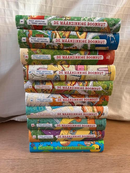 Terry Denton - De waanzinnige boomhut 1-10, Boeken, Kinderboeken | Jeugd | onder 10 jaar, Zo goed als nieuw, Ophalen of Verzenden