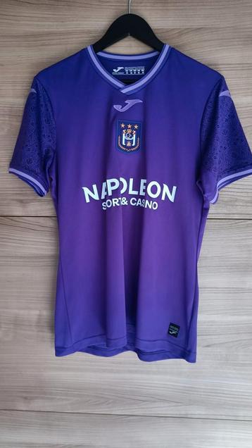 Matchworn Anderlecht : Mats Rits, Taille M, Enlèvement ou Envoi, Comme neuf, Maillot