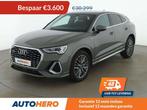Audi Q3 35 TDI quattro S line (bj 2020), Auto's, Gebruikt, Alcantara, SUV of Terreinwagen, Zilver of Grijs