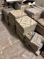 Carreaux de ciment anciens (4 m²) bleu/gris, Moins de 20 cm, Carrelage de sol, Enlèvement, Utilisé