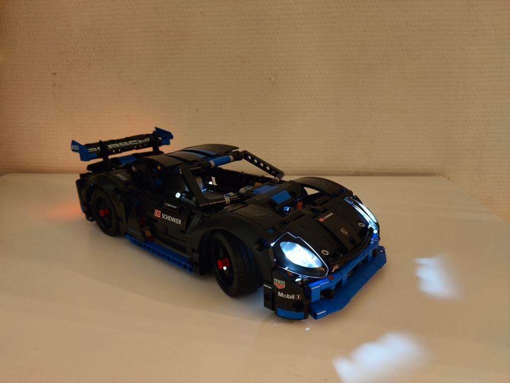 Lego RC Porsche, Ophalen of Verzenden, Zo goed als nieuw, Complete set, Lego