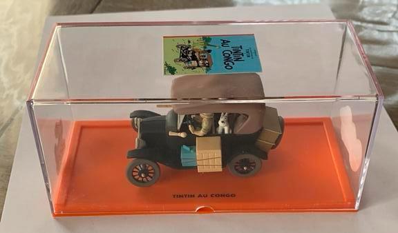 Kuifje auto in Afrika zwarte Ford T, Verzamelen, Stripfiguren, Gebruikt, Beeldje of Figuurtje, Kuifje, Ophalen of Verzenden