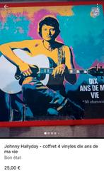 Johnny Hallyday - coffret 4 vinyles dix ans de ma vie, Ophalen of Verzenden, Gebruikt