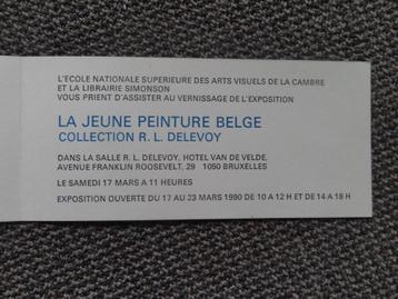 Invitation à vendre La Jeune Peinture Belge, Collection.Dele
