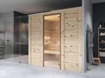Massief Houten Binnensauna "HERMES" 200x200cm, Nieuw, Complete sauna, Ophalen of Verzenden, Fins of Traditioneel