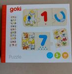 Goki houten telpuzzel., Ophalen of Verzenden, Zo goed als nieuw, Puzzelen