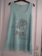 T-shirt pour femme. Taille XL (MS Mode) Coloris turquoise, MS MODE, Bleu, Sans manches, Porté