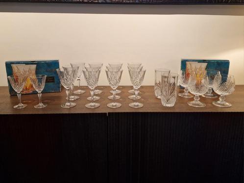 Set de 20 verres en cristal - Salzburg, Collections, Verres & Petits Verres, Comme neuf, Enlèvement