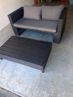Tuinset, Tuin en Terras, Kunststof, Gebruikt, Loungeset, Bank