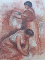 AUGUSTE RENOIR / WASSENDE VROUWEN / KLEURLITHO / 53x40cm, Antiek en Kunst, Ophalen of Verzenden
