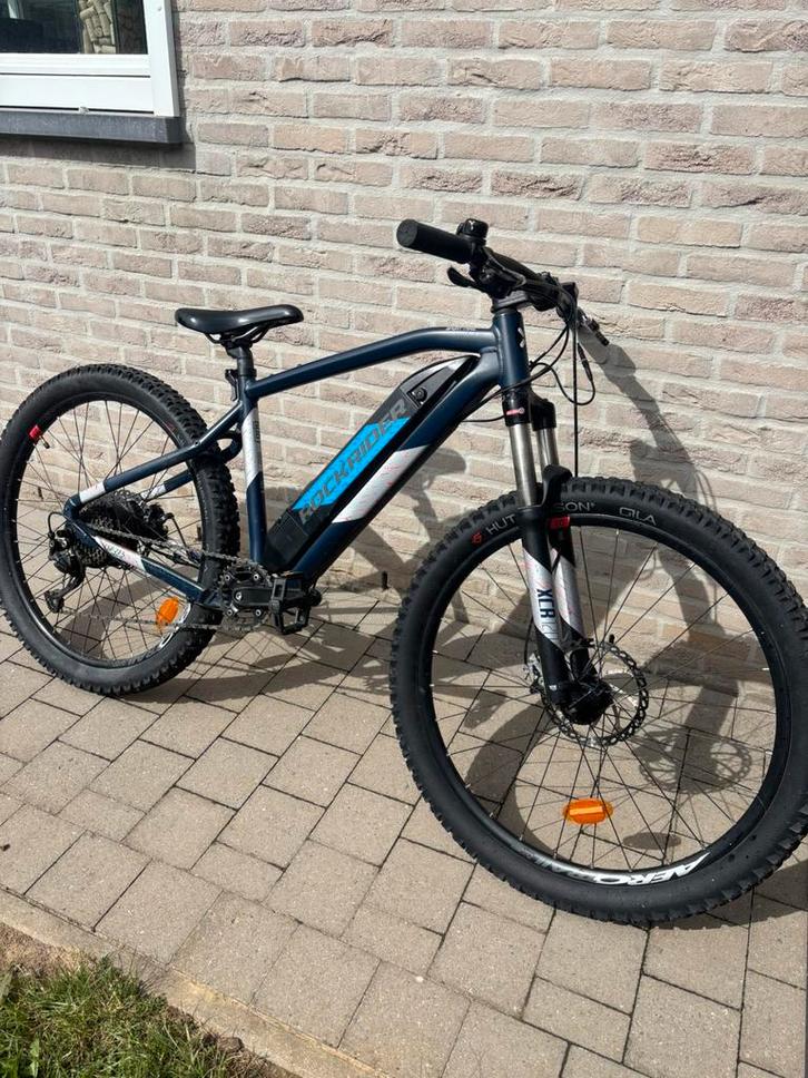 Rockrider E-ST500 elektrische mountainbike: maat S, Fietsen en Brommers, Elektrische fietsen, Zo goed als nieuw, Overige merken