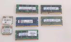 Collectie aan laptop RAM sticks (DDR3 +DDR4) en Wifi modules, Ophalen of Verzenden, Zo goed als nieuw, DDR3, Laptop