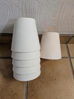 Lampenkapjes - licht beige - 6 stuks, Ophalen of Verzenden, Zo goed als nieuw, Beige
