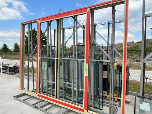 Schuifraam Alu Reynaers, Doe-het-zelf en Bouw, Raamkozijnen en Schuifdeuren, Nieuw, Schuifpui, Aluminium, 225 cm of meer, Inclusief glas