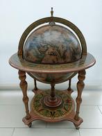 Wereldbol bar, vintage bar op wielen, trolley, antiek, Huis en Inrichting, Ophalen, Gebruikt