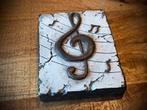 Stijlvolle tegel : Solsleutel/muziek 🎼🎶, Ophalen of Verzenden, Zo goed als nieuw