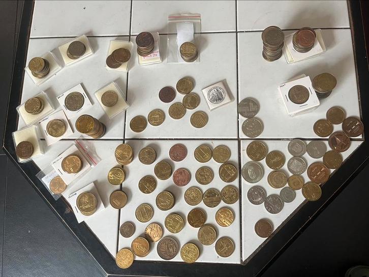 Grote collectie munten - België alle steden en international, Postzegels en Munten, Munten en Bankbiljetten | Verzamelingen, Munten