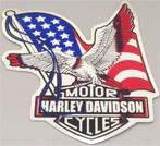 Harley Davidson USA vlag Adelaar sticker #10, Verzenden