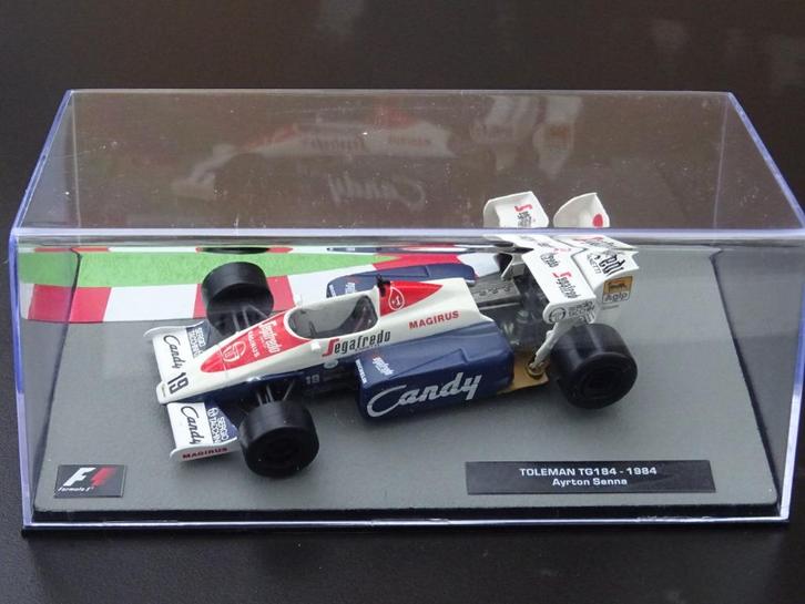 1984 F1 Toleman TG184 - Ayrton Senna - 1/43, Hobby en Vrije tijd, Modelauto's | 1:43, Nieuw, Auto, Ophalen of Verzenden