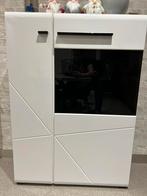 Mooi wit hoogglans kastje kan verlichting in, Huis en Inrichting, Kasten | Dressoirs, Ophalen, 50 tot 100 cm, Zo goed als nieuw