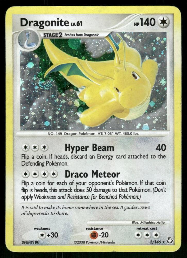 Dragonite 2/146 - Legends Awakened, Hobby en Vrije tijd, Verzamelkaartspellen | Pokémon, Gebruikt, Verzenden