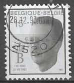 Belgie 1993 - Yvert/OBP 2520 - Rouwzegel Koning Boudewi  (ST, Verzenden, Koninklijk huis, Gestempeld, Gestempeld