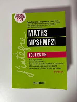 MATHS MPSI-MP2I Tout en un | Deschamps, Claude, Enlèvement, Neuf