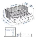 IKEA HEMNES slaapbank, Huis en Inrichting, Slaapkamer | Slaapbanken, Ophalen of Verzenden, Gebruikt