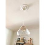 Lampe en verre design, Huis en Inrichting, Lampen | Hanglampen, Glas, Zo goed als nieuw