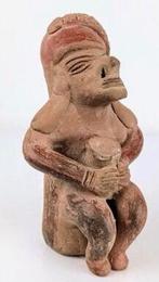 Statuette homme à la jarre. Art pré-Colombien, Culture Maya