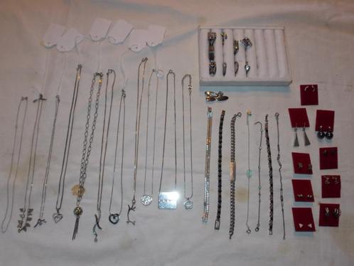 Lotje van 37 Zilveren juwelen, Handtassen en Accessoires, Kettingen, Zo goed als nieuw, Zilver, Zilver, Met hanger, Ophalen of Verzenden