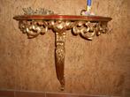 console en bois doré, Ophalen of Verzenden, Gebruikt