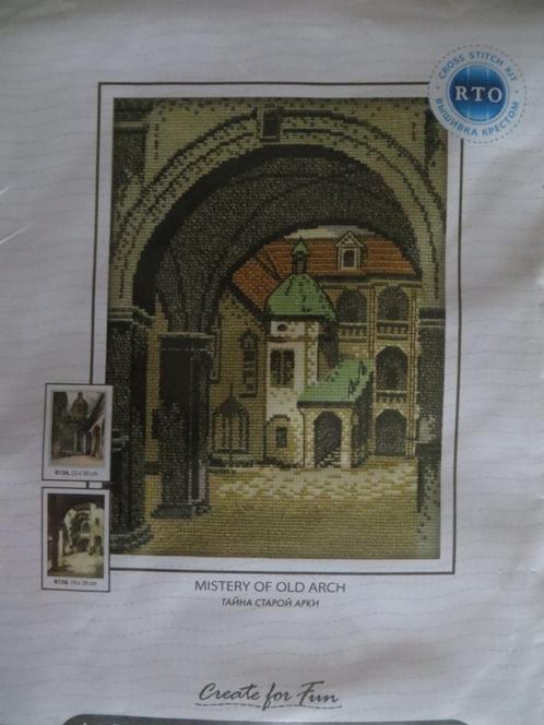 kruissteekpakket - The Mystery of the Old Arch  - nieuw, Hobby en Vrije tijd, Borduren en Borduurmachines, Nieuw, Borduurpakket
