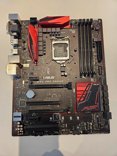 ASUS B150 Pro Gaming Moederbord, Computers en Software, Moederborden, Gebruikt, Intel, DDR4, Ophalen