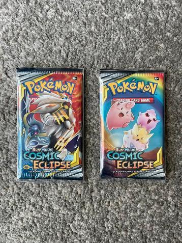 Cosmic eclipse booster packs pokemon beschikbaar voor biedingen