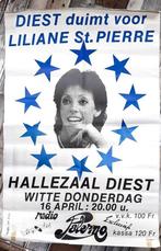 Affiche "Diest duimt voor Liliane St. Pierre", Collections, Posters & Affiches, Utilisé, Enlèvement ou Envoi